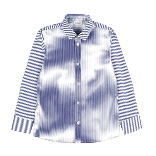 Camicia a righe blu