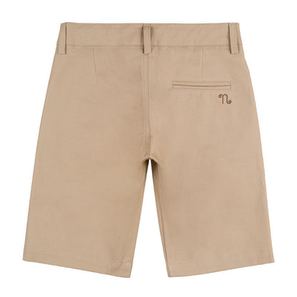 Bermuda in gabardina beige