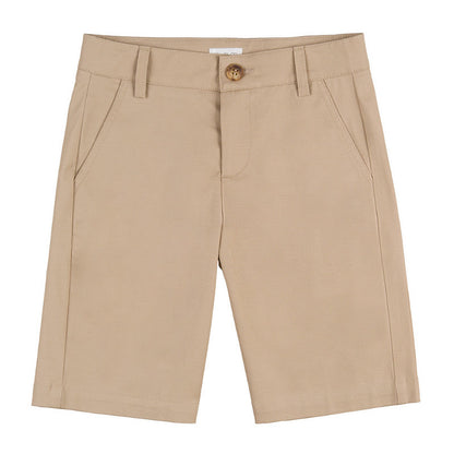 Bermuda in gabardina beige