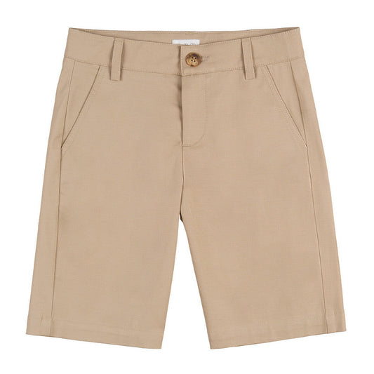 Bermuda in gabardina beige