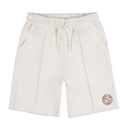 Bermuda off-white in felpa