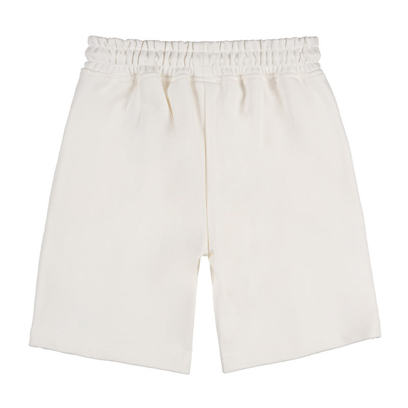 Bermuda off-white in felpa
