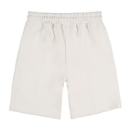 Bermuda off-white in felpa