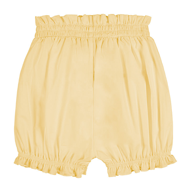Culotte gialla con fiocco