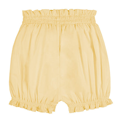 Culotte gialla con fiocco