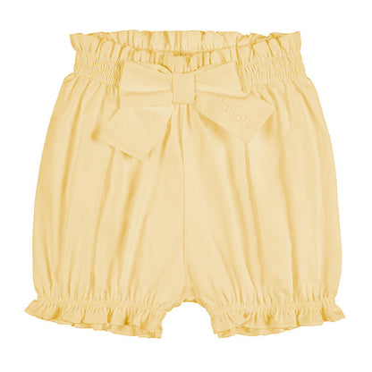 Culotte gialla con fiocco