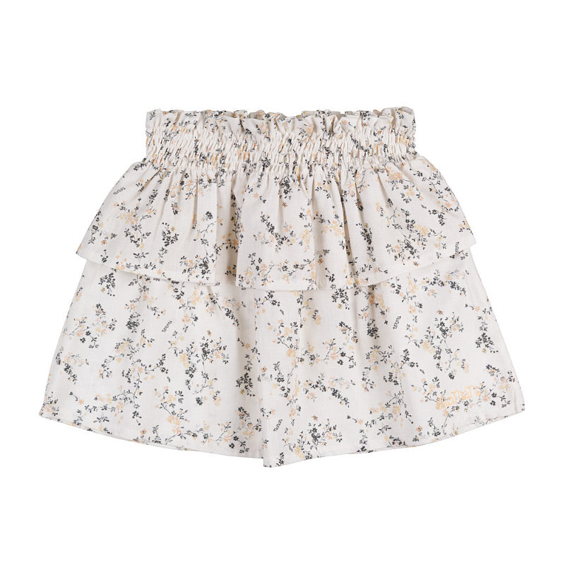 Geblümter Stufenrock