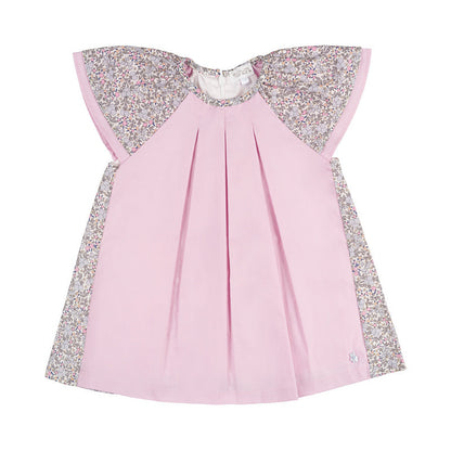 Geblümtes Kleid mit Rüschen