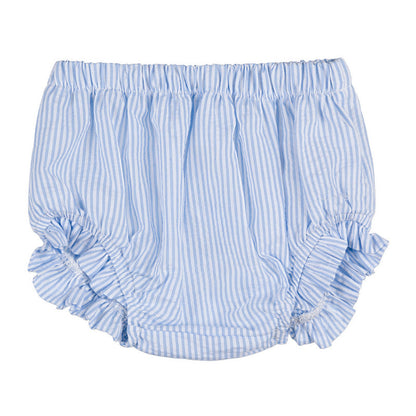 Abito azzurro con culotte