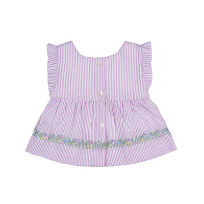 Lila Kleid mit Höschen