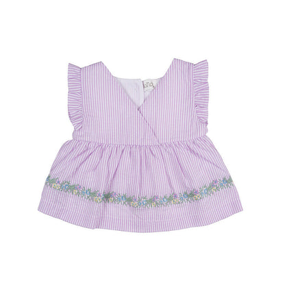 Lila Kleid mit Höschen