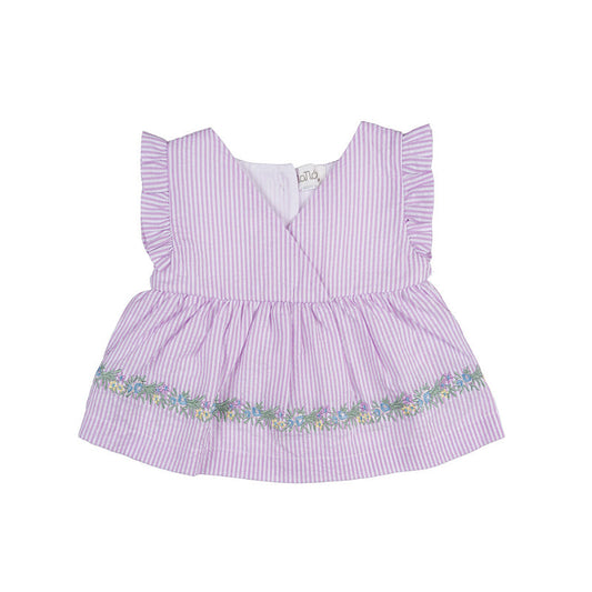 Abito lilla con culotte
