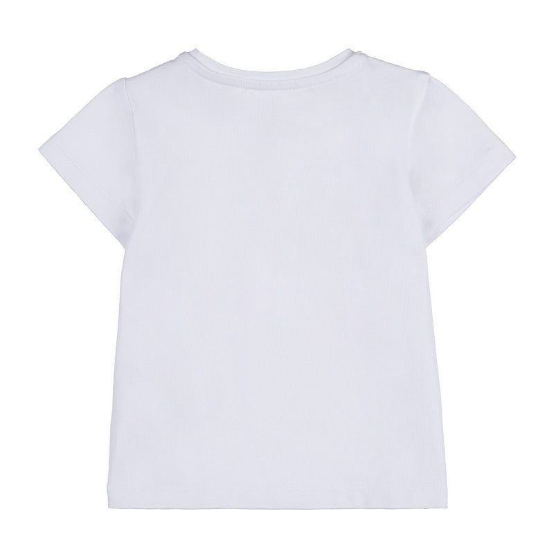 T-shirt bianca con ciliegie