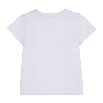 T-shirt bianca con ciliegie
