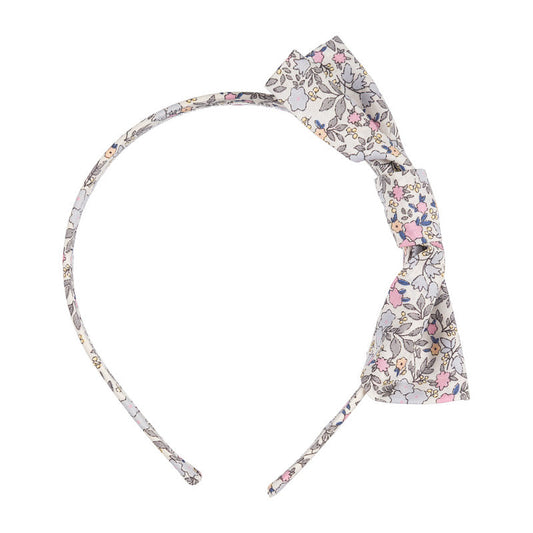 Cerchietto rosa con fiocco