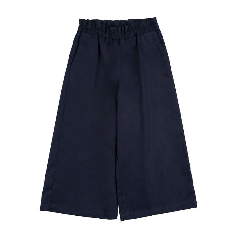 Blaue lange Hose