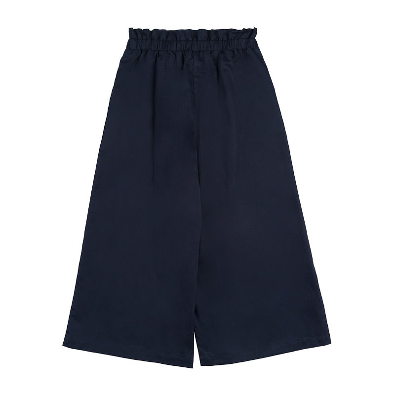 Blaue lange Hose