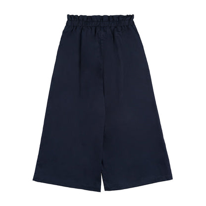 Blaue lange Hose