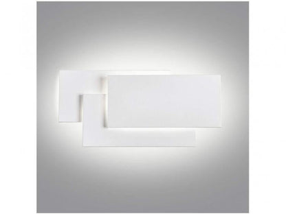 Applique Led Luce Bianca Vetro Da Parete 12w Lampada Moderno Luce 3 colori CCT (Bianco Freddo, Naturale e Caldo)