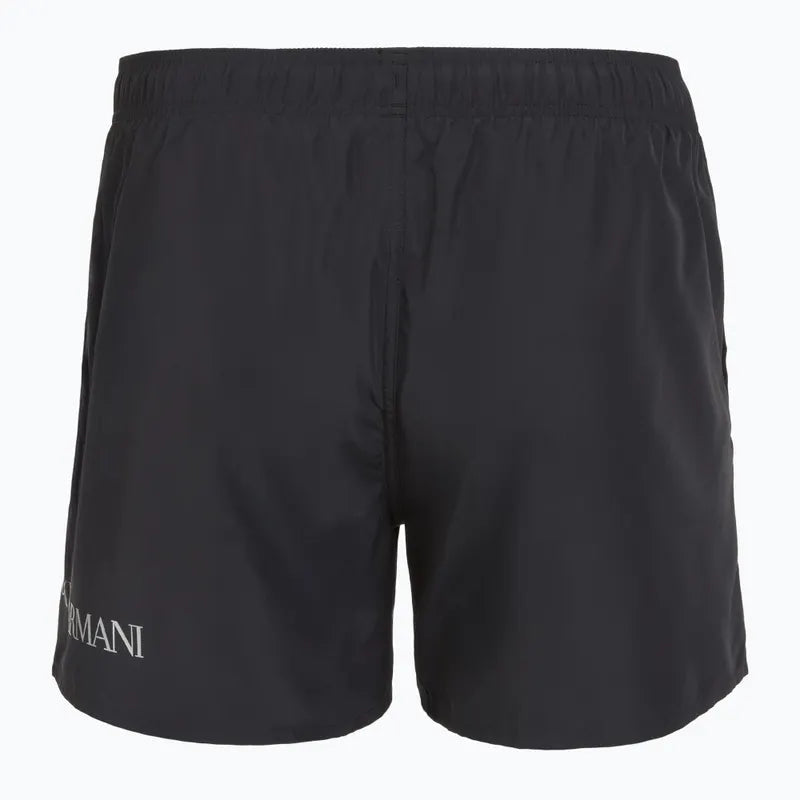 EA7 Emporio Armani Costume Boxer Active Uomo Nero Argento - 7M00200 AF13049 MC026