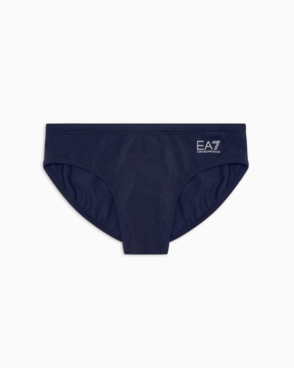 EA7 Emporio Armani Costume Slip Uomo Blu Nuoto Logo - 7M000501 AF14514 MB010