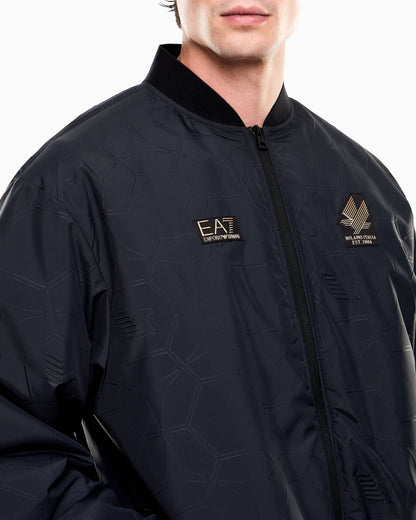 EA7 Emporio Armani Giubbino Bomber Uomo Nero Soccer - 7M001786 AF22301