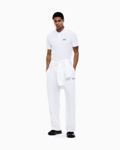 EA7 Emporio Armani Polo Uomo Bianca Core Identity 8NPF14 PJVQZ 1100