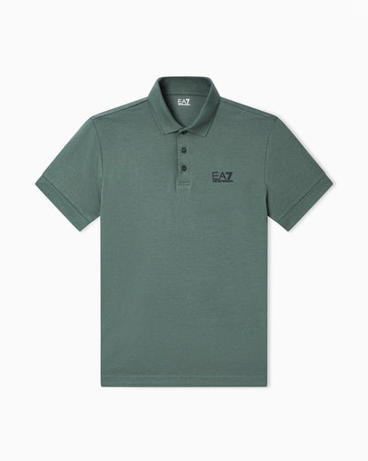 EA7 Emporio Armani Polo Uomo Verde Core Identity 8NPF14 PJVQZ U7260