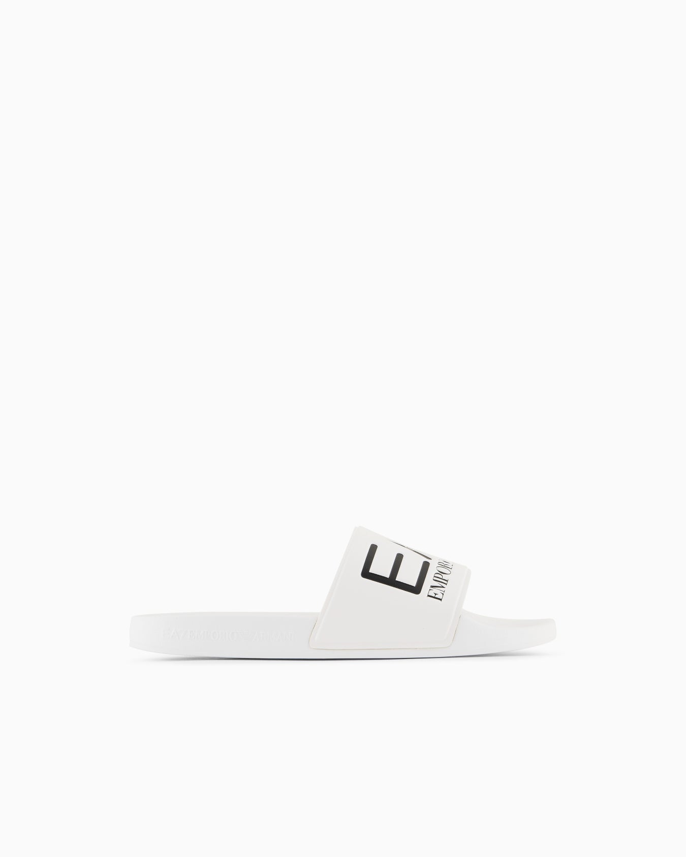 EA7 Emporio Armani Slides Maxi Logo Unisex Bianche - 7X000108 AF15118 U0001