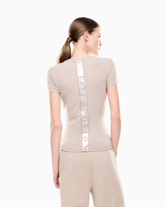 EA7 Emporio Armani T-Shirt Donna VENTUS7 Beige - 7W001149 AF12945 U6225