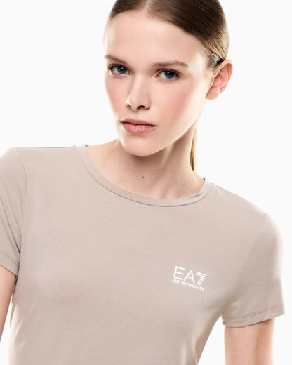 EA7 Emporio Armani T-Shirt Donna VENTUS7 Beige - 7W001149 AF12945 U6225