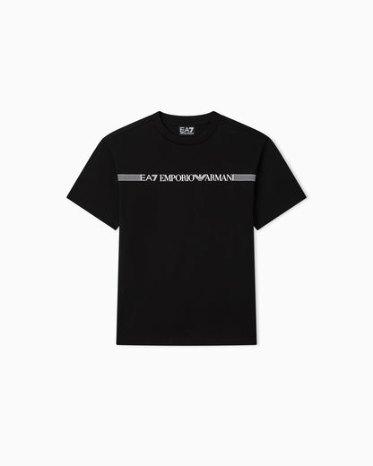 EA7 Emporio Armani T-shirt Logo Series Junior Nera - 7B000262 AF12874 UC001