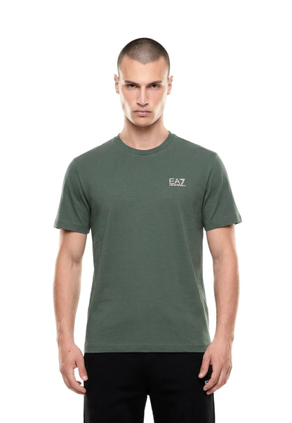 EA7 Emporio Armani T-shirt Logo Series Uomo Verde - 7M000567 AF10375 U7260