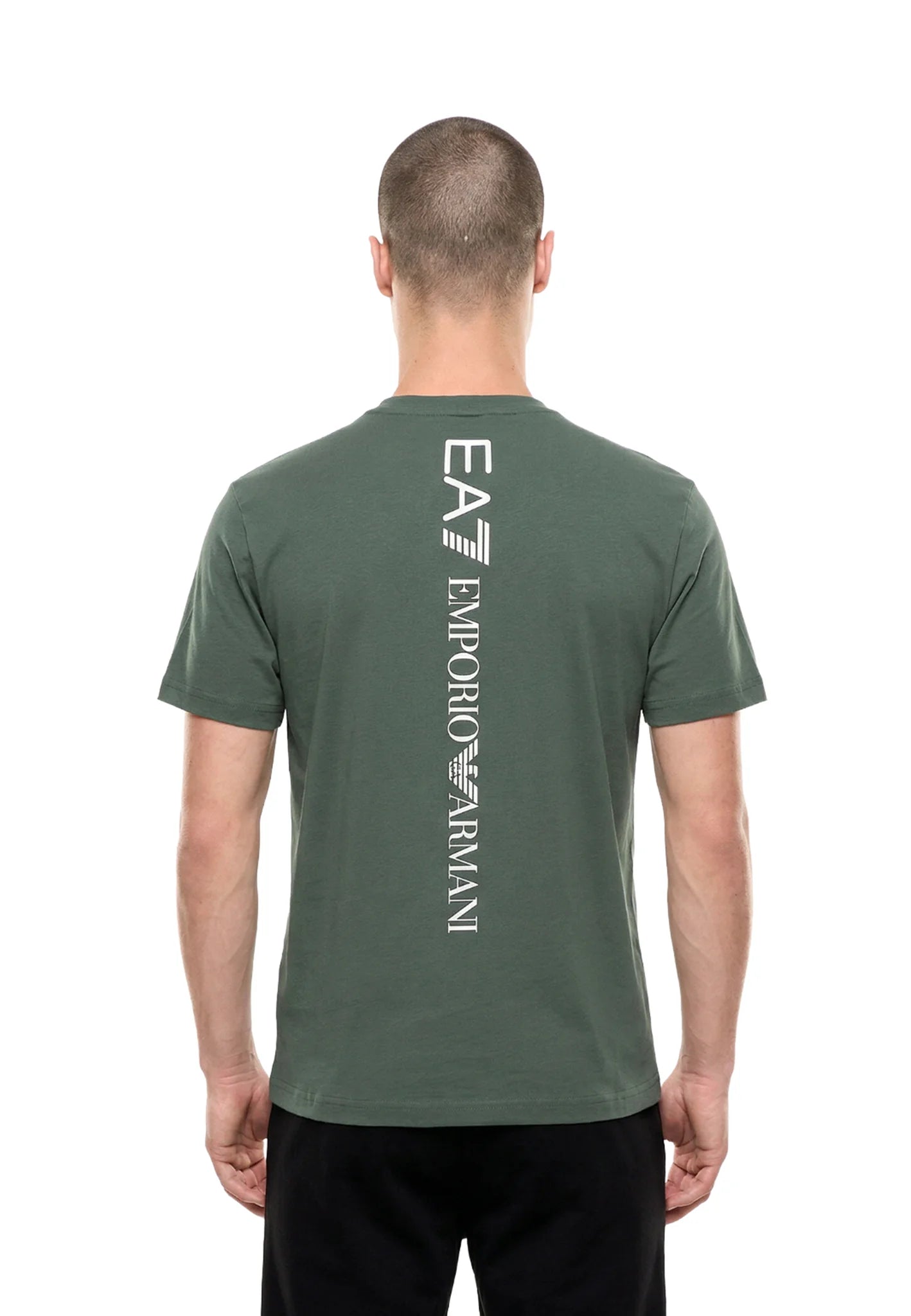 EA7 Emporio Armani T-shirt Logo Series Uomo Verde - 7M000567 AF10375 U7260