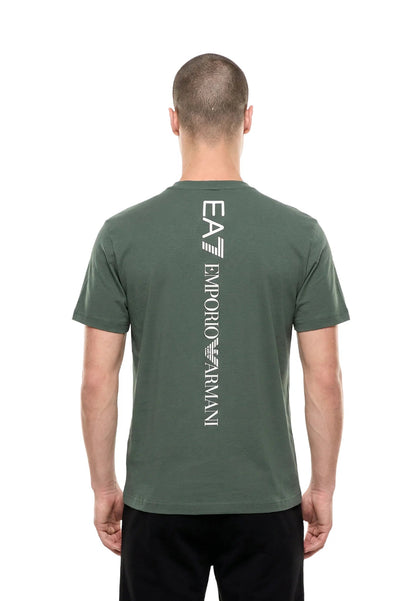 EA7 Emporio Armani T-shirt Logo Series Uomo Verde - 7M000567 AF10375 U7260