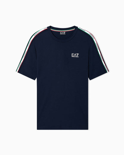 EA7 Emporio Armani T-shirt Uomo Blu Italian Spirit 7M001861 AF12503 UB102