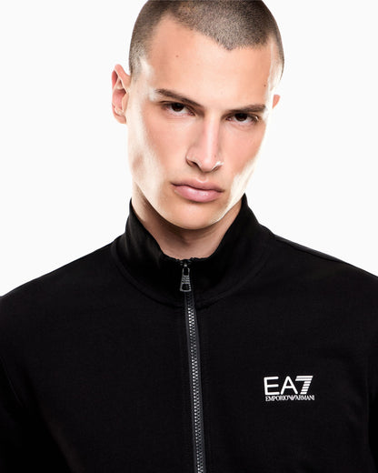 EA7 Emporio Armani Tuta Sportiva Uomo Nera Cotone Core Identity 8NPV60 PJVRZ 1200