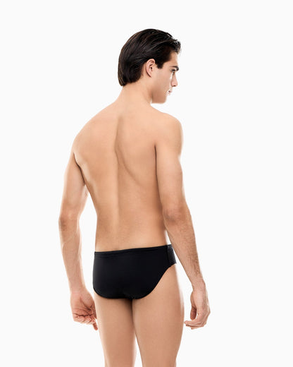 EA7 Emporio Armani Costume Slip Uomo Nero Nuoto Logo - 7M000501 AF14514 MC026