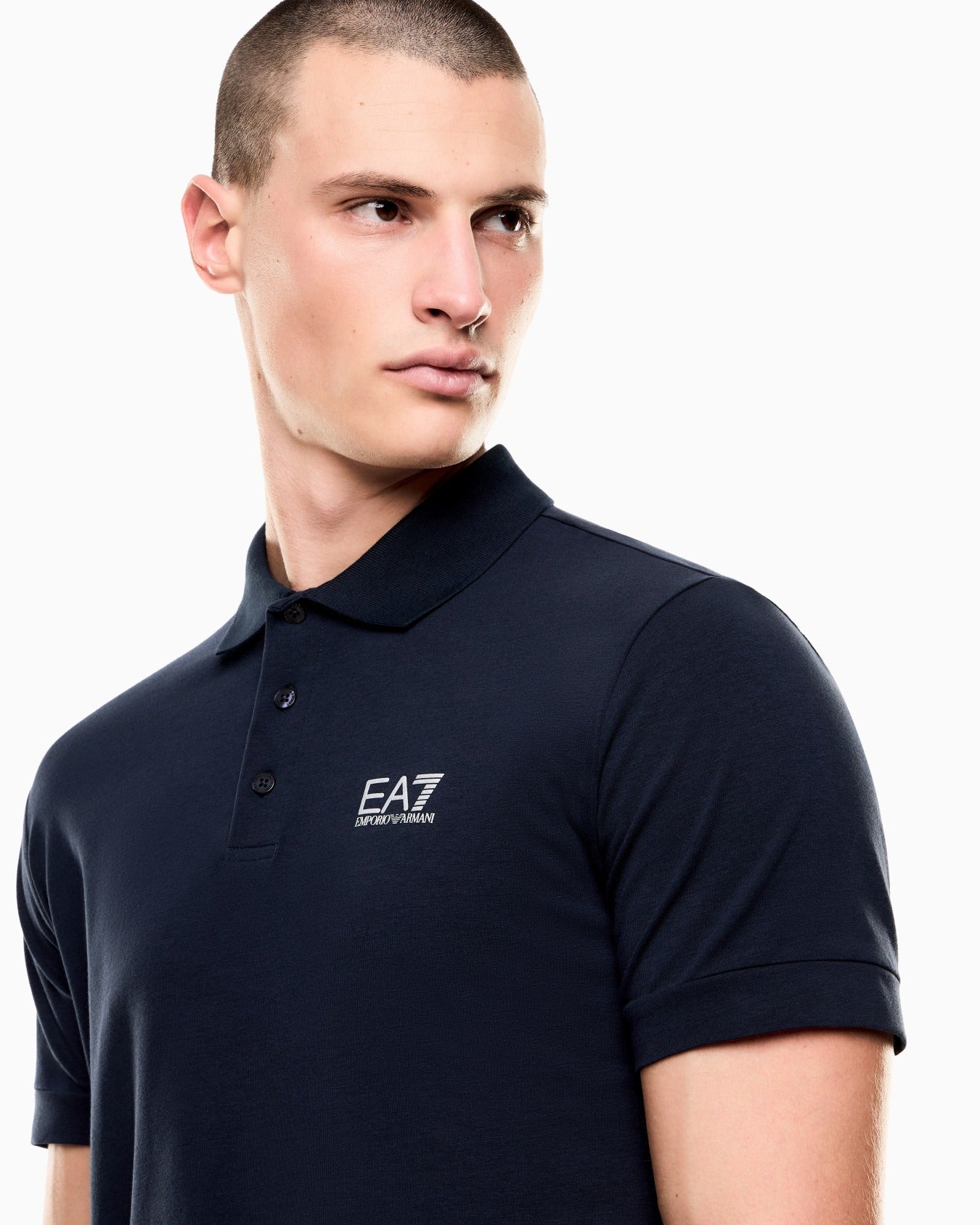EA7 Emporio Armani Polo Uomo Blu Train Core Identity 8NPF14 PJVQZ 1562