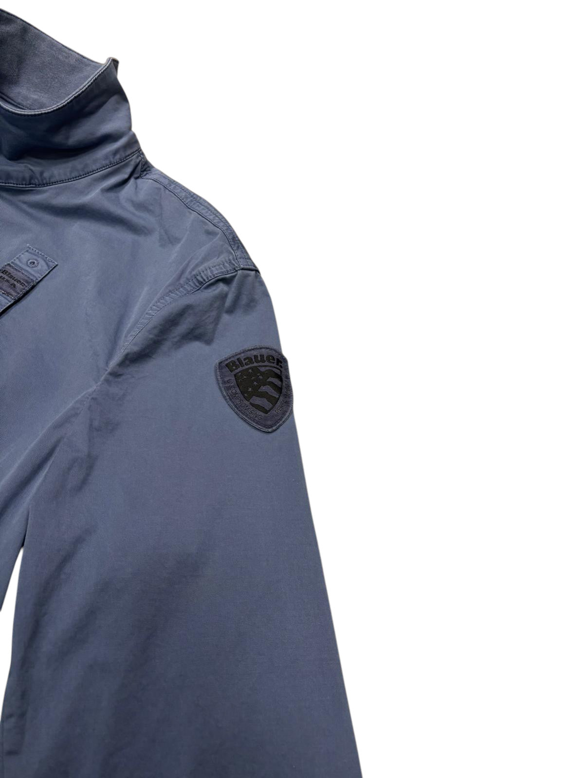 Blauer uomo giubbino bomber Badger Dyed 26SBLUC04139 007449 890 blu