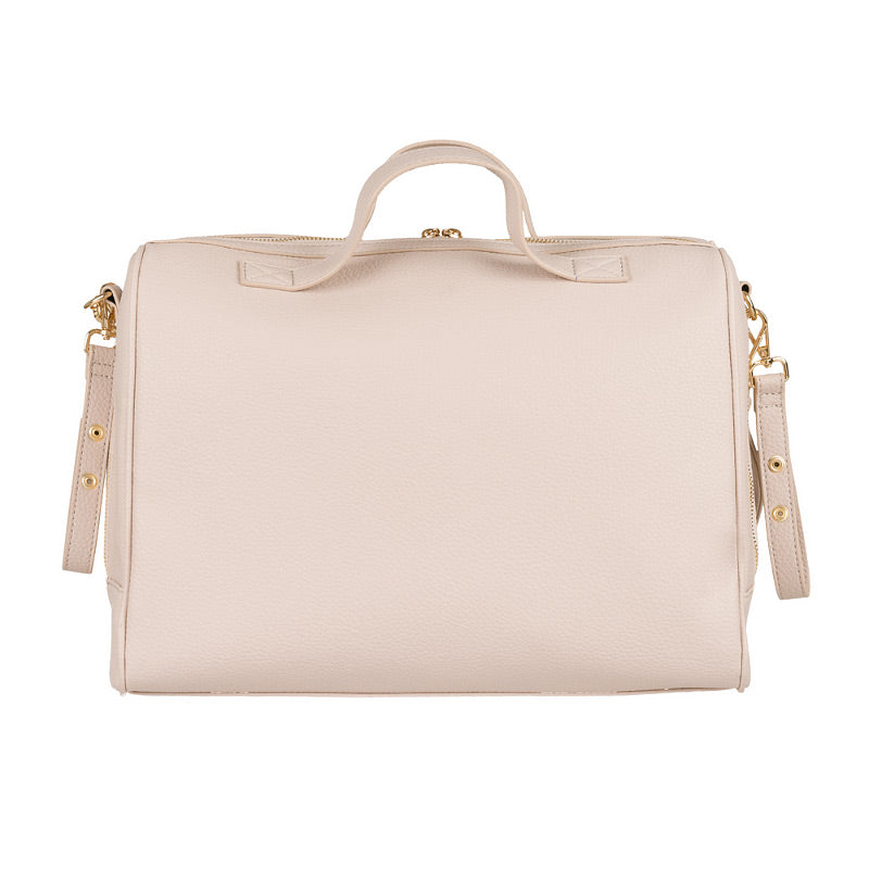 Borsa da passeggio beige con fasciatoio