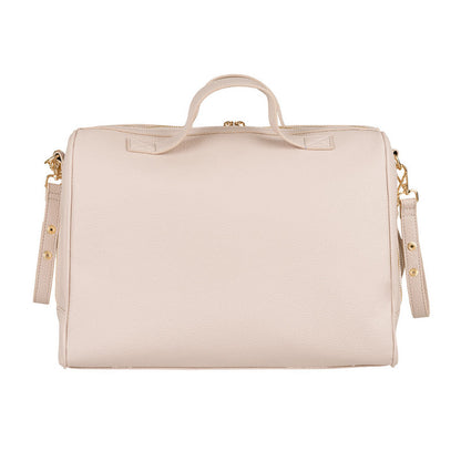Borsa da passeggio beige con fasciatoio