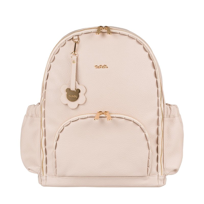 Beiger Wickelrucksack