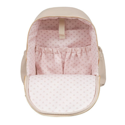 Beiger Wickelrucksack