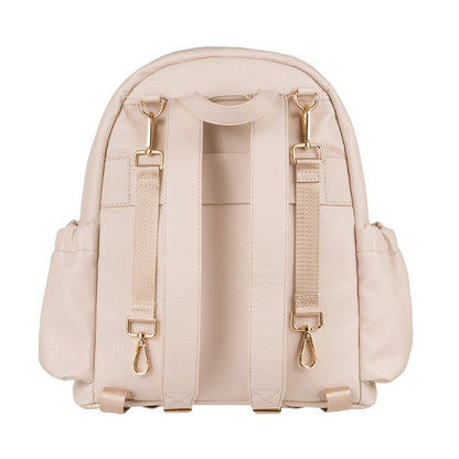 Beiger Wickelrucksack