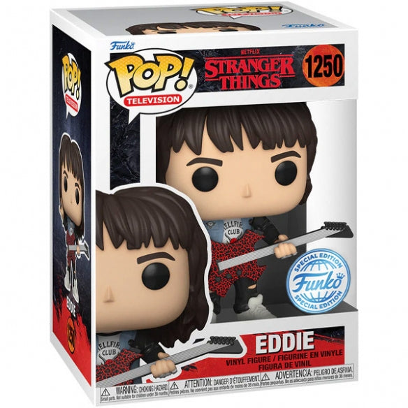 Funko Pop ! Television Stranger Things S4 (1250) Eddie W/ Guitar - Special 9Cm