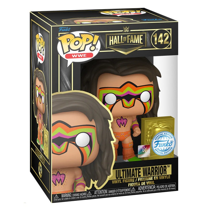 Funko Pop! WWE Hall Of Fame (142) Ultimate Warrior Special Edition Figur 9 cm