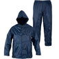 COMPLETE RAIN SUIT MOTORCYCLE SCOOTER JACKET AND PANTS WATERPROOF RAIN GEAR