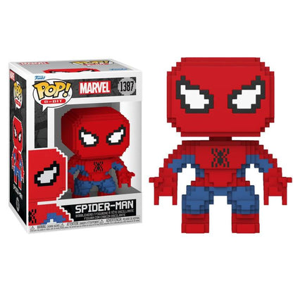 Funko Pop! Marvel 8-Bit Spider-Man – (1387) Spider-Man Vinylfigur Statue 9cm