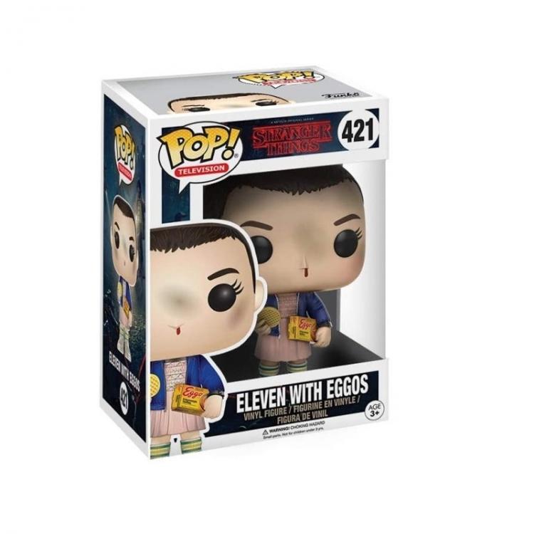 Funko Pop! Stranger Things – (421) Eleven mit Eggos Undici Vinylfigur 9cm